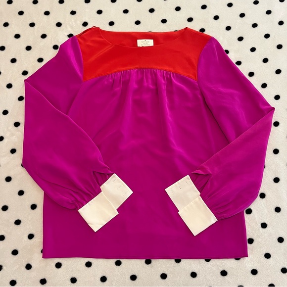 kate spade Tops - Kate Spade Silk Blouse Size 4
